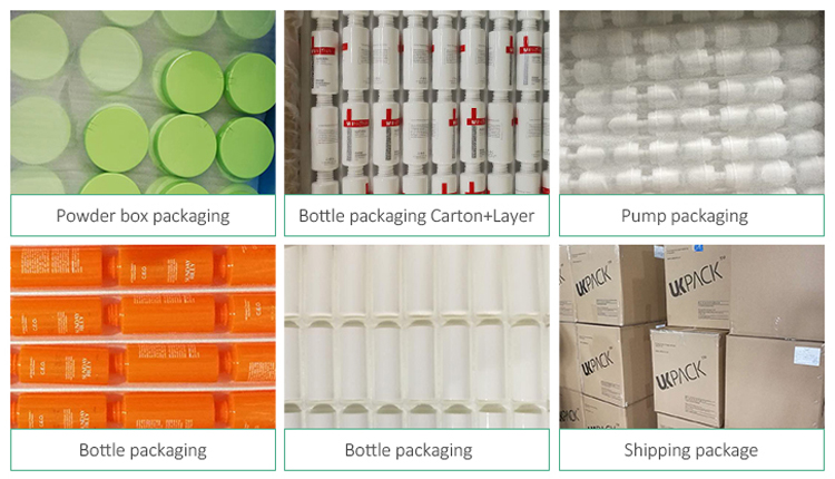 Dual Chamber Flat Airless PP Bottle 7.5ml*2 15ml*2 For Lotion Packaging 10
