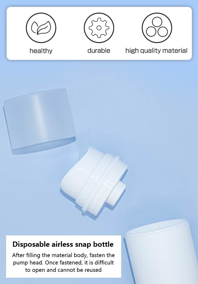 50ml/100ml/150ml Customized Color face cream lotion container PP Airless Pump Bottle UKA57 1