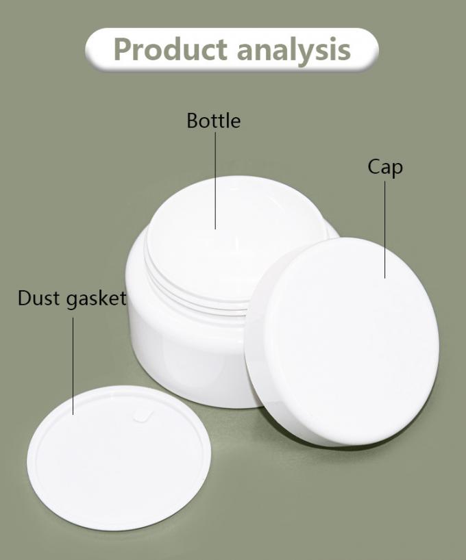 4oz 8oz PP PCR Cosmetic Cream Jars Two Sealing Methods 4