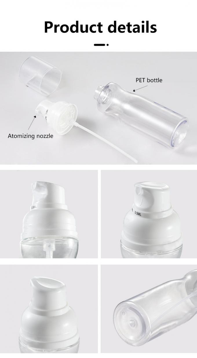 250ml Cooking Spray Oil Bottle Pet Pressed Pump With Cover Protection 1