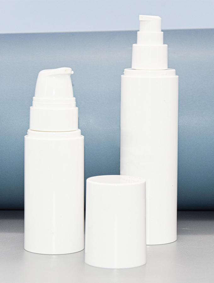 PCR Airless Pump Bottles Two Type Head 60ml 80ml 100ml 120ml 0