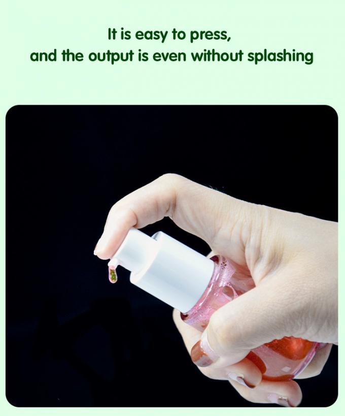 Transparent Heavy Wall 30ml Lotion Pump Bottle 50% PCR PETG For Serum Essence Oil 1