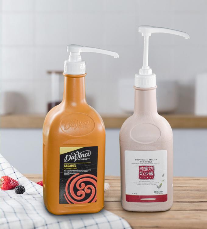 UKS10 38-410 Food Grade PP Narrow Head Syrup Bottle Pump Dispenser Color Custom 1