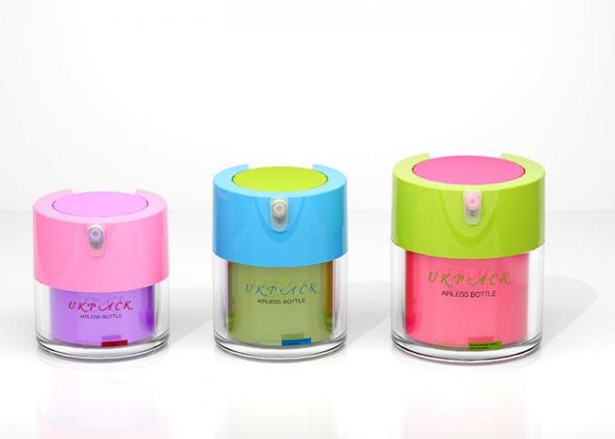 15ml 30ml 50ml Airless Lotion Bottle, Anti-Oxidation Cream Jar, Portable Pump Bottle, PP Material Cosmetic Packaging 1