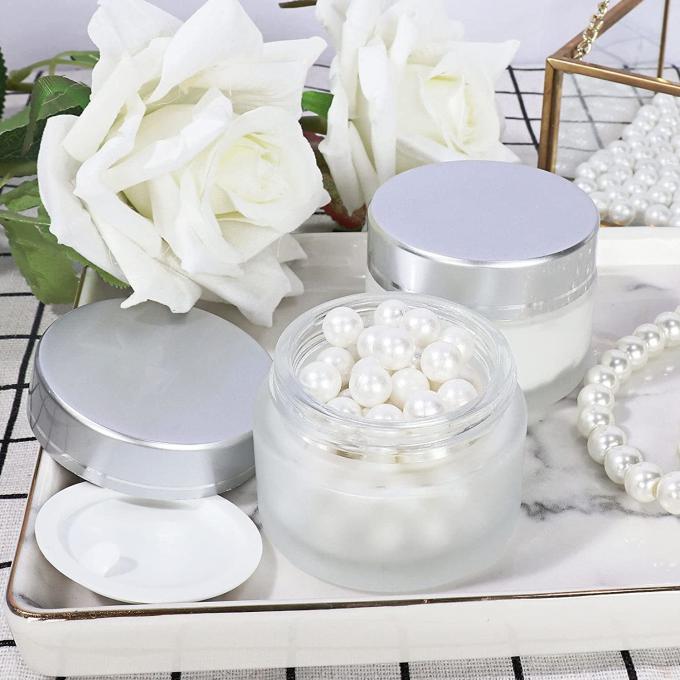 80g Customized Color Acrylic Cream Jar Round Elegant Face Moisturizing Cream Jar Cosmetic Packaging UKC02 3