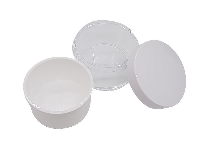 Transparent Replaceable Acrylic Cream Jar Refilled With Aluminum Seal 50g 100g 200g