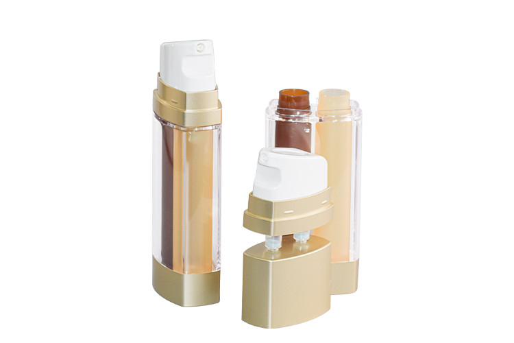 Innovative Double Tube Airless Bottle 15ml*2