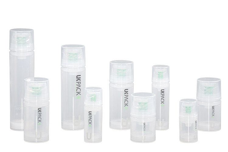 Mono Material PP Airless Pump Bottles 35mm 49mm OD For Cosmetics Pharmaceutical