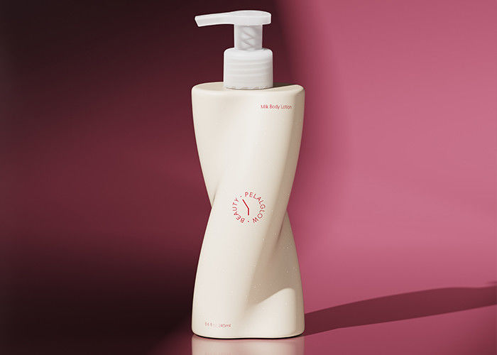 Elegant 250ml Curved Design Pump Bottle &ndash; For Shampoo, Body Wash & Hand Soap