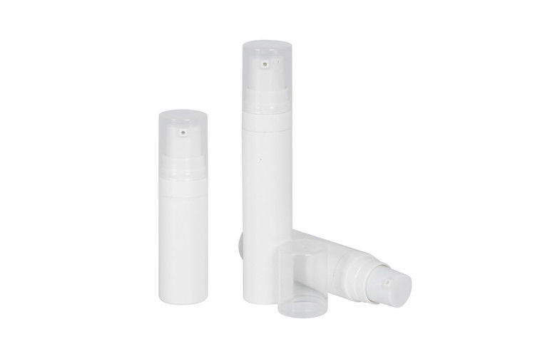 5ml 8ml 10ml White Pp Airless Skin Care Pump Bottle For Travel Set