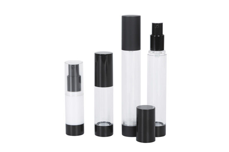20ml 35ml Airless Vacuum Pump Bottle With Black Cap
