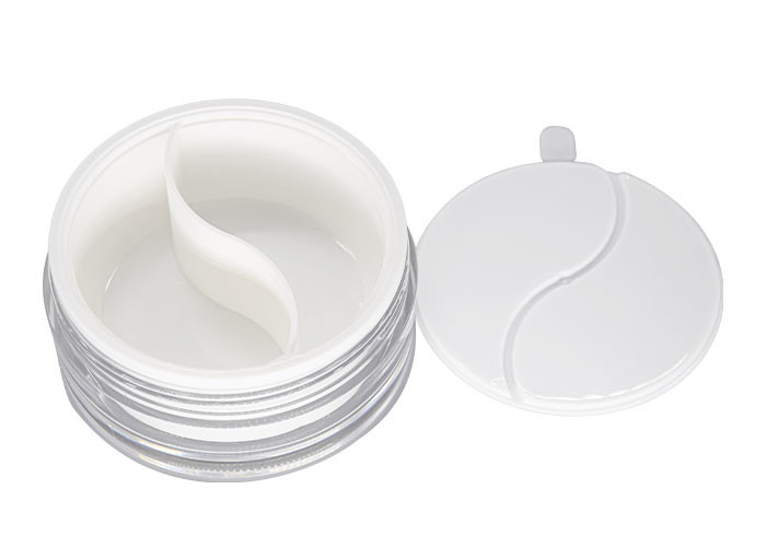 Plastic 2 Double Separate Parts OD 93mm Cosmetic Cream Containers Day And Night
